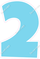 LG 12" Individuals - Flat Baby Blue 2