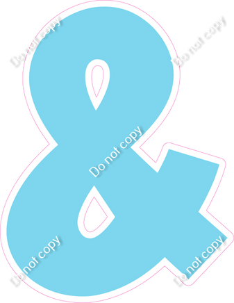 LG 12" Individuals - Flat Baby Blue &