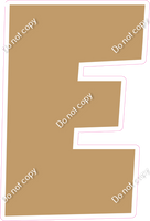 LG 12" Individuals - Flat Khaki E