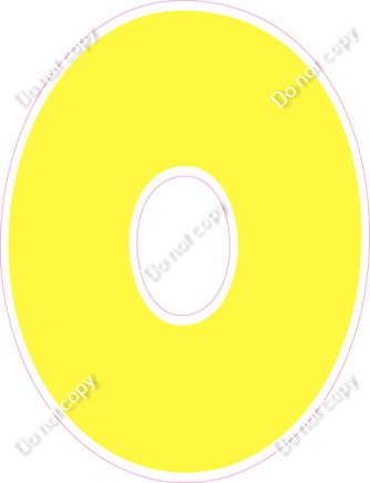 LG 12" Individuals - Flat Lemon O