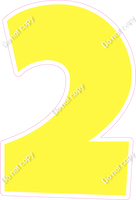LG 12" Individuals - Flat Lemon 2
