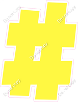 LG 12" Individuals - Flat Lemon #
