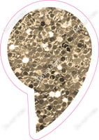 LG 12" Individuals - Khaki Sparkle Apostrophe