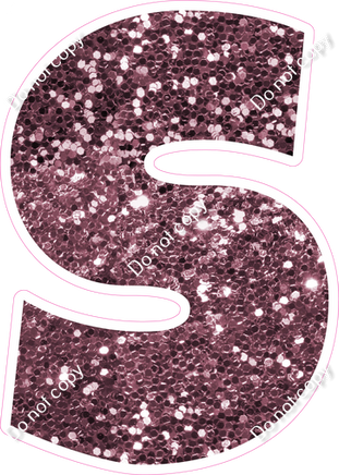 LG 12" Individuals - Mauve Sparkle S
