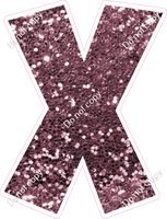 LG 12" Individuals - Mauve Sparkle X
