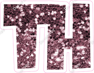LG 12" Individuals - Mauve Sparkle TH