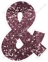 LG 12" Individuals - Mauve Sparkle &