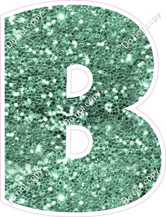 LG 12" Individuals - Sea Foam Sparkle B