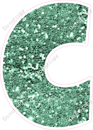 LG 12" Individuals - Sea Foam Sparkle C