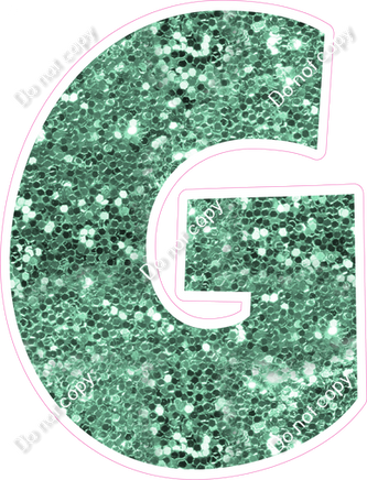 LG 12" Individuals - Sea Foam Sparkle G