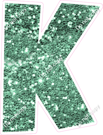 LG 12" Individuals - Sea Foam Sparkle K