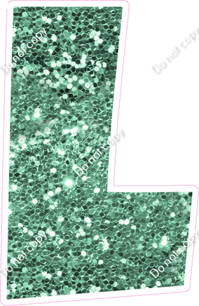 LG 12" Individuals - Sea Foam Sparkle L
