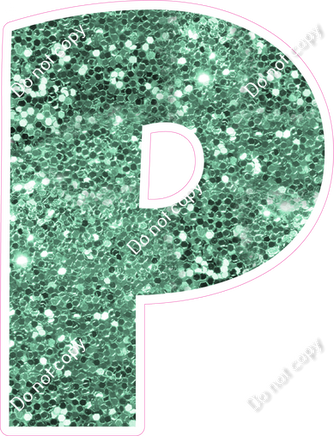 LG 12" Individuals - Sea Foam Sparkle P