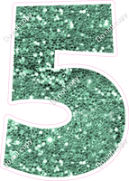 LG 12" Individuals - Sea Foam Sparkle 5