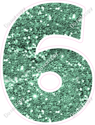 LG 12" Individuals - Sea Foam Sparkle 6