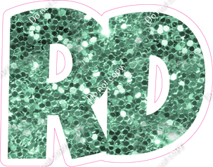 LG 12" Individuals - Sea Foam Sparkle RD
