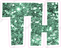 LG 12" Individuals - Sea Foam Sparkle TH