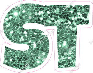 LG 12" Individuals - Sea Foam Sparkle ST