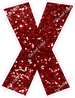 LG 18" Individuals - Crimson Sparkle X