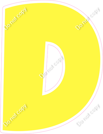 LG 18" Individuals - Flat Lemon D