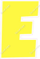 LG 18" Individuals - Flat Lemon E