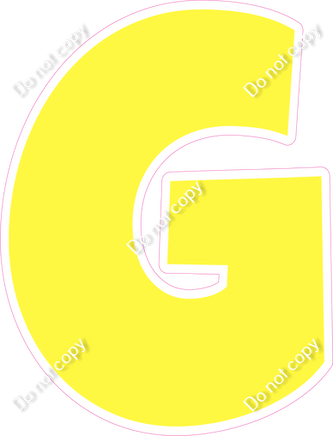 LG 18" Individuals - Flat Lemon G