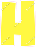 LG 18" Individuals - Flat Lemon H