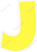 LG 18" Individuals - Flat Lemon J