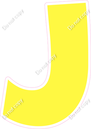 LG 18" Individuals - Flat Lemon J