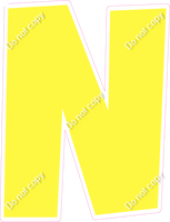 LG 18" Individuals - Flat Lemon N