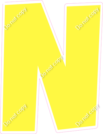 LG 18" Individuals - Flat Lemon N