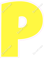 LG 18" Individuals - Flat Lemon P