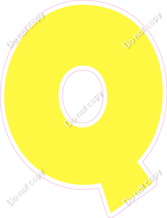 LG 18" Individuals - Flat Lemon Q