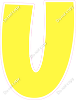 LG 18" Individuals - Flat Lemon U