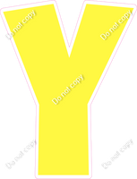 LG 18" Individuals - Flat Lemon Y