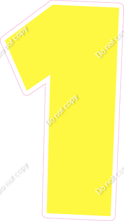 LG 18" Individuals - Flat Lemon 1