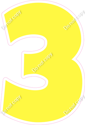 LG 18" Individuals - Flat Lemon 3