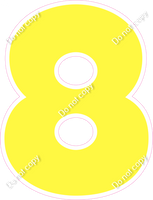 LG 18" Individuals - Flat Lemon 8