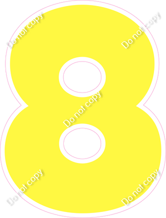 LG 18" Individuals - Flat Lemon 8