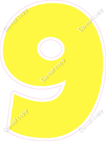LG 18" Individuals - Flat Lemon 9