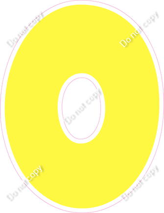 LG 18" Individuals - Flat Lemon