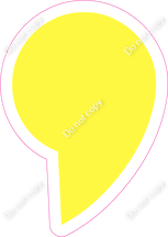 LG 18" Individuals - Flat Lemon Apostrophe