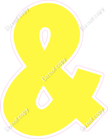 LG 18" Individuals - Flat Lemon &