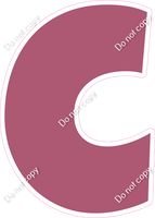 LG 18" Individuals - Flat Mauve C