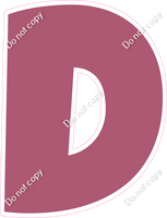 LG 18" Individuals - Flat Mauve D