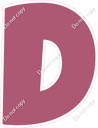 LG 18" Individuals - Flat Mauve D