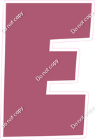 LG 18" Individuals - Flat Mauve E