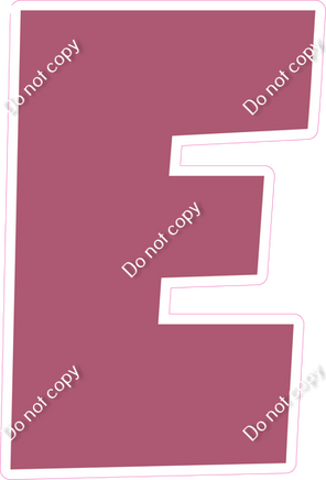 LG 18" Individuals - Flat Mauve E