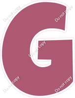 LG 18" Individuals - Flat Mauve G