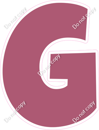 LG 18" Individuals - Flat Mauve G